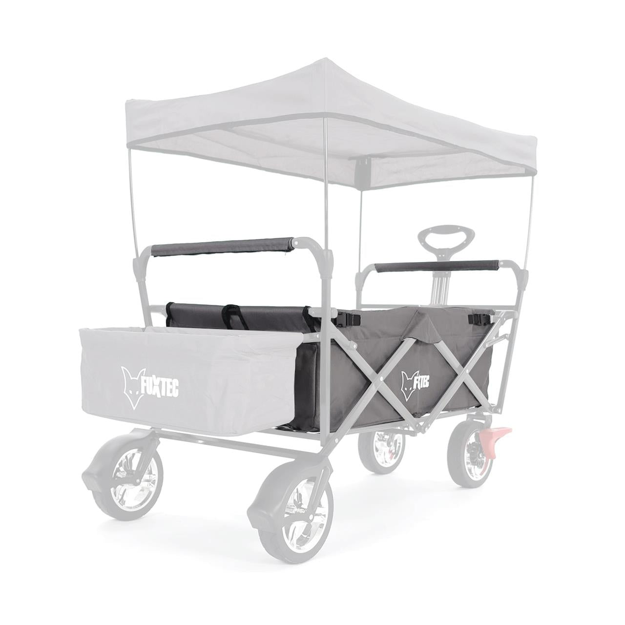 Stoffen bekleding voor Bolderkar CT-500 / JW76C in grijs