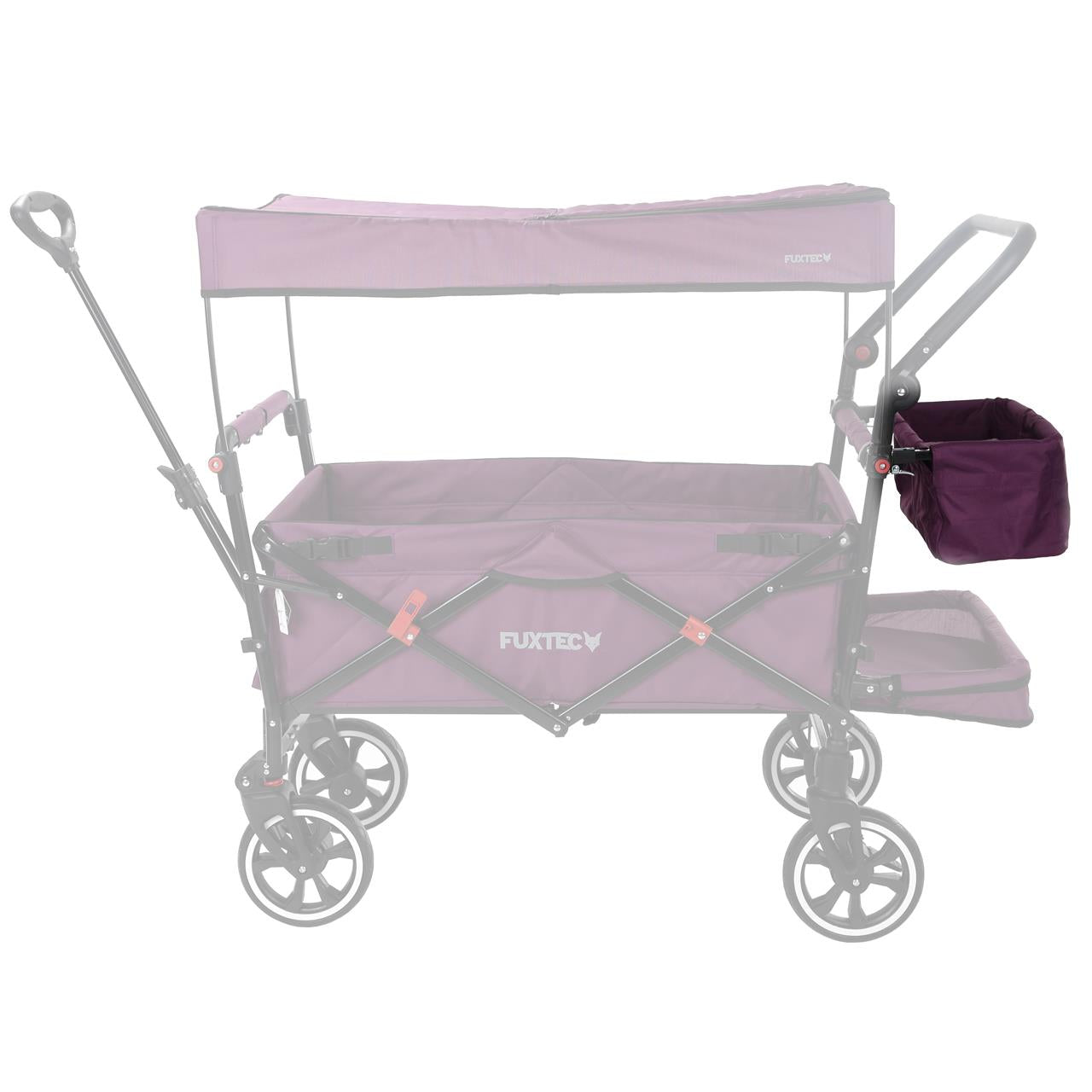 Stoffen bekleding achtertas PURPUR Bolderkar CT850