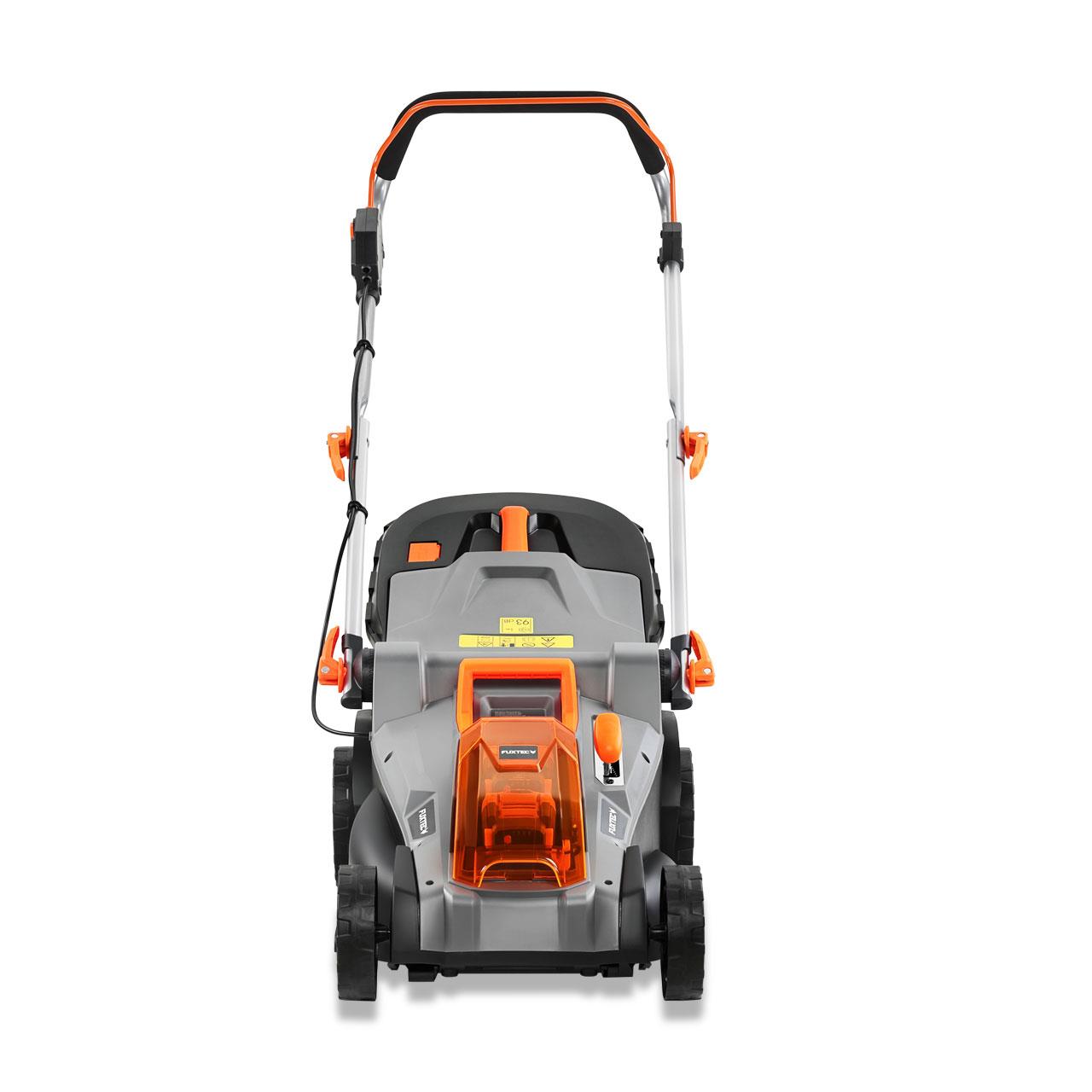 Grasmaaier op batterij 40V FUXTEC FX-E2RM37 - Set met 2 batterijen van 4Ah en dubbele lader van 2,4A
