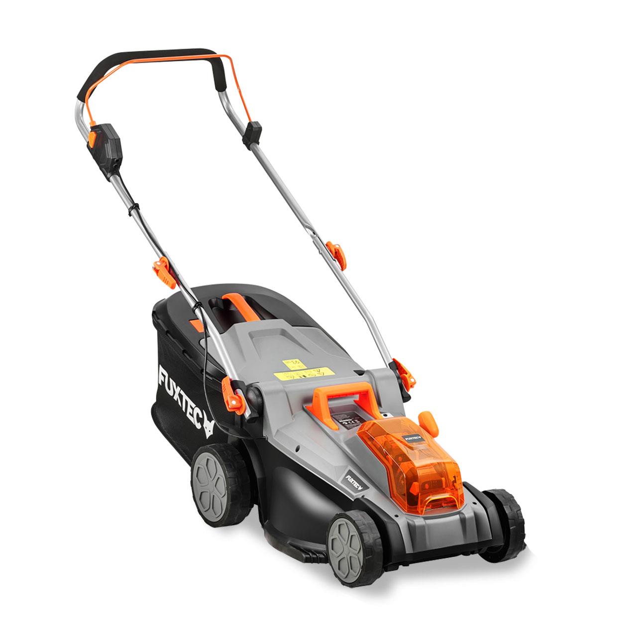Grasmaaier op batterij 40V FUXTEC FX-E2RM37 - Set met 2 batterijen van 4Ah en dubbele lader van 2,4A