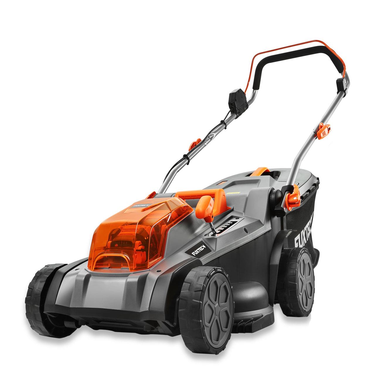 Grasmaaier op batterij 40V FUXTEC FX-E2RM43 - Set met 2 batterijen van 4Ah en dubbele lader van 2,4A