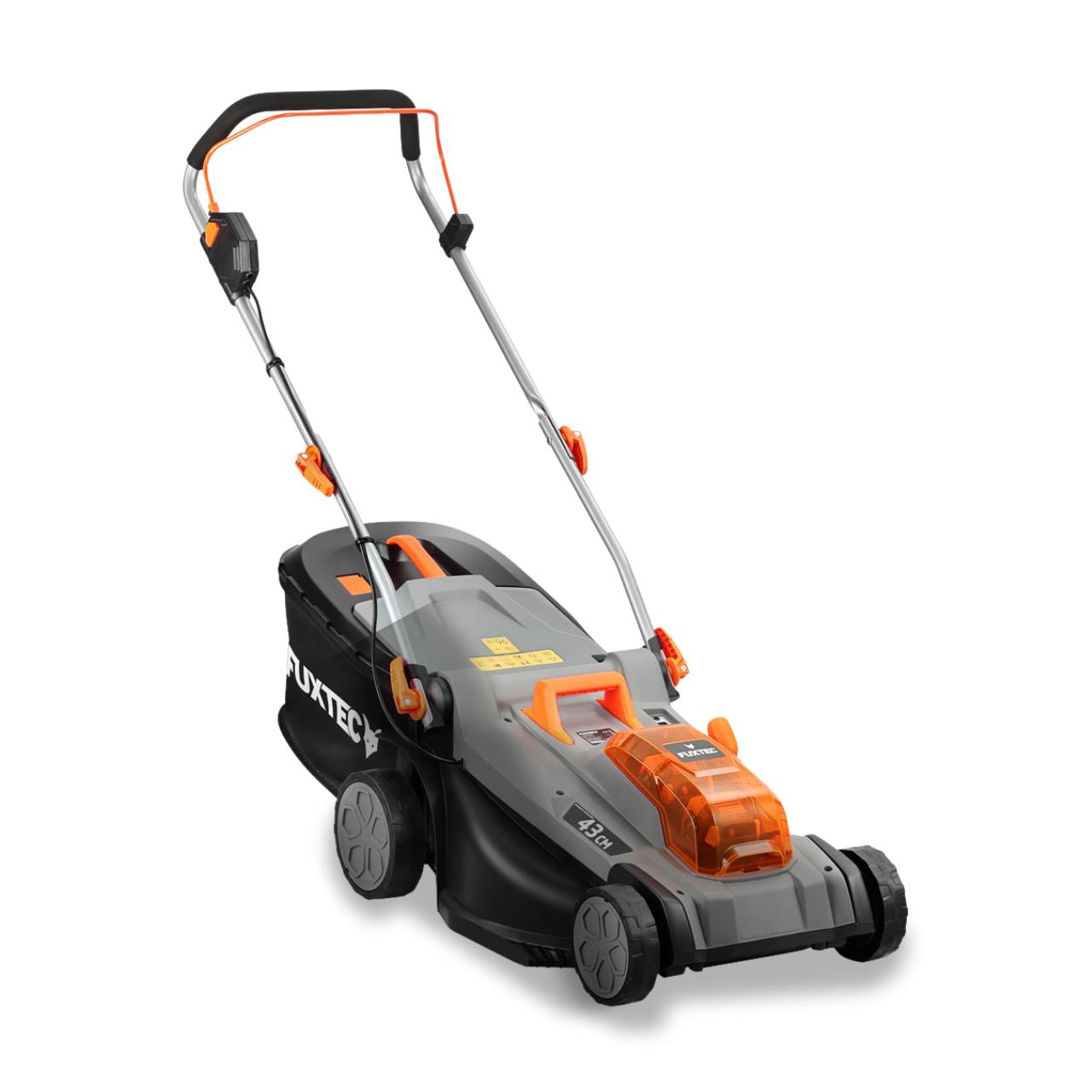 Grasmaaier op batterij 40V FUXTEC FX-E2RM43 - Set met 2 batterijen van 4Ah en dubbele lader van 2,4A