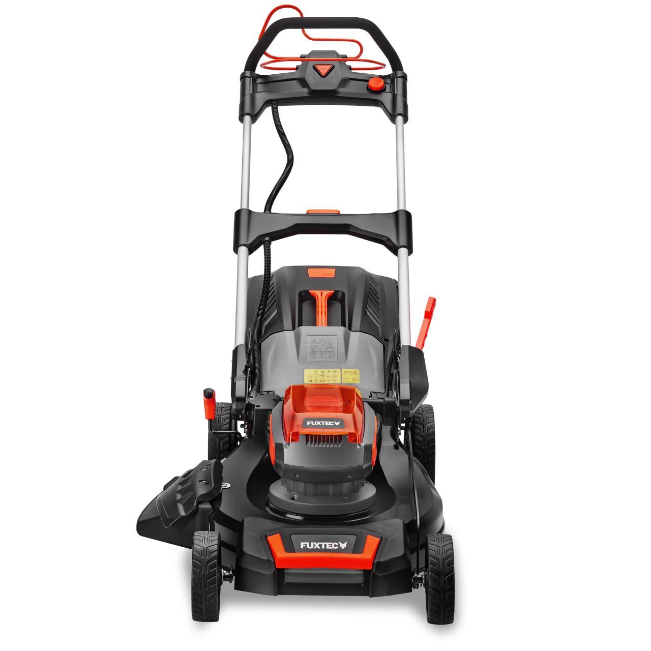 Accu-aangedreven grasmaaier 40V FUXTEC FX-E2RM51 - Set met 2 batterijen van 4Ah en dubbele oplader van 2,4A