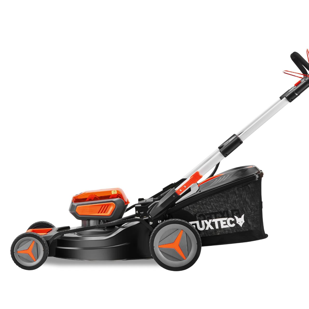 Accu-aangedreven grasmaaier 40V FUXTEC FX-E2RM51 - Set met 2 batterijen van 4Ah en dubbele oplader van 2,4A