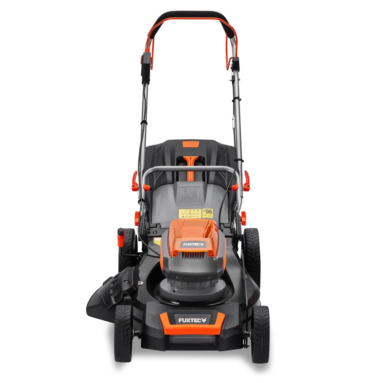 Grasmaaier op accu 40V FUXTEC FX-E2RM46 - Set met 2 accu's van 4Ah en dubbele lader van 2,4A