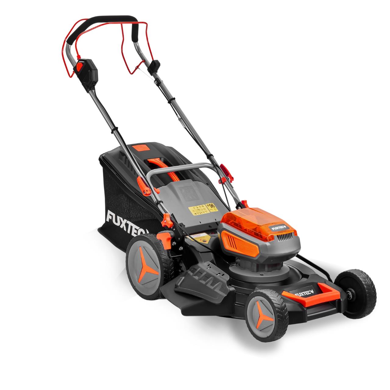 Grasmaaier op accu 40V FUXTEC FX-E2RM46 - Set met 2 accu's van 4Ah en dubbele lader van 2,4A