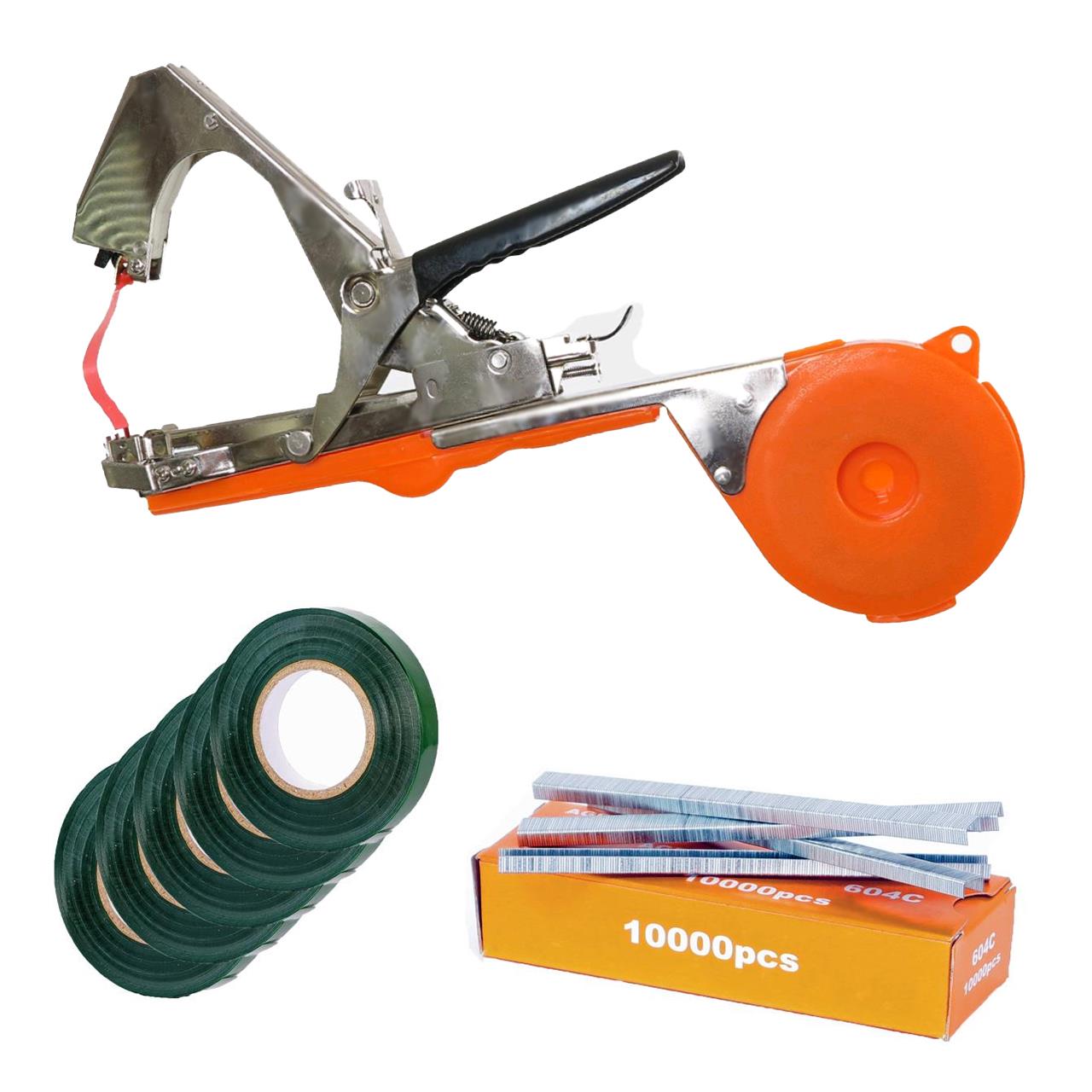 FUXTEC bindingstang - SET - FX-BZ30 -
Incl. Bevestigingsmateriaal 5 Rollen Bindband PVC en 10.000 Bindnieten