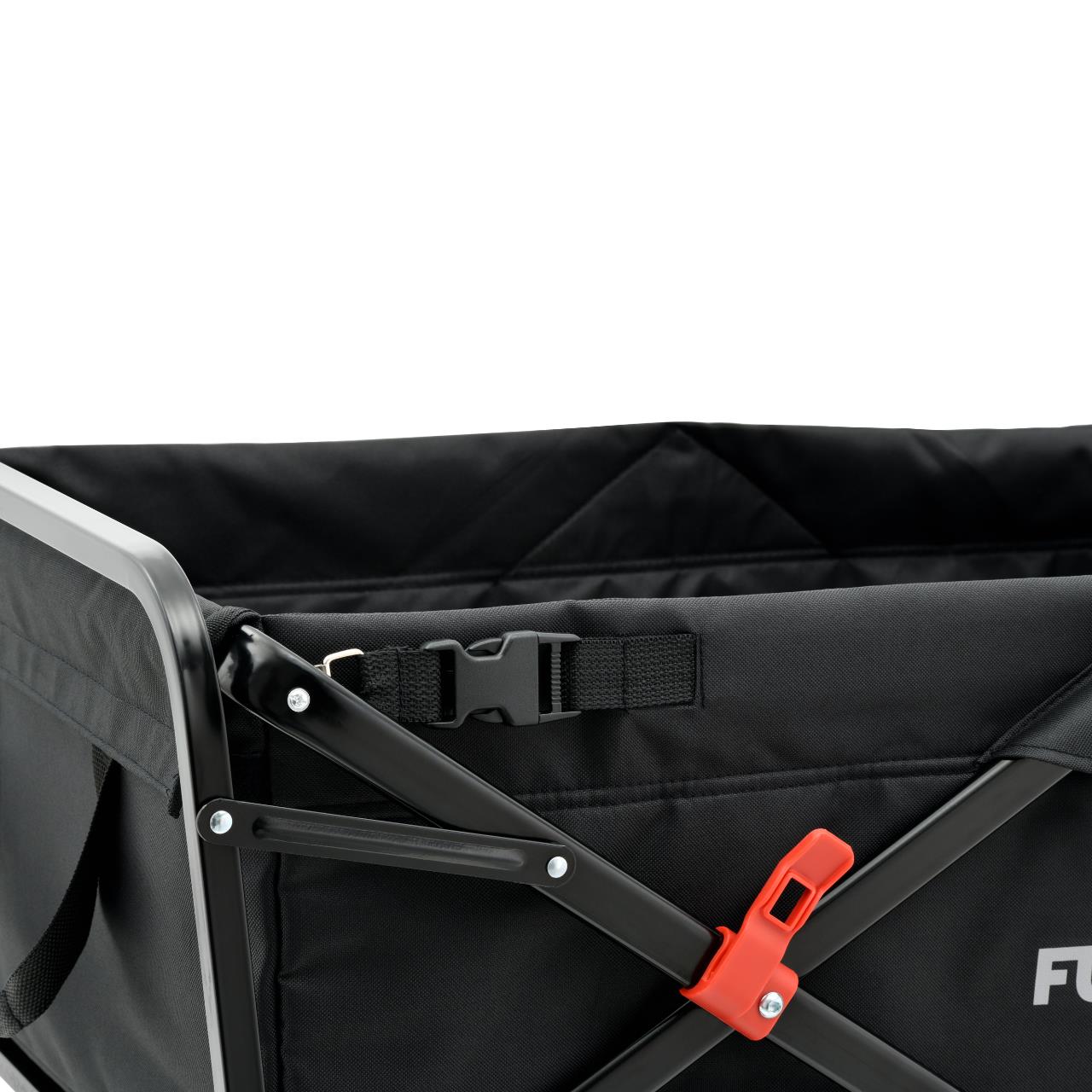 FUXTEC Bolderkar CT100 - opvouwbaar - zwart