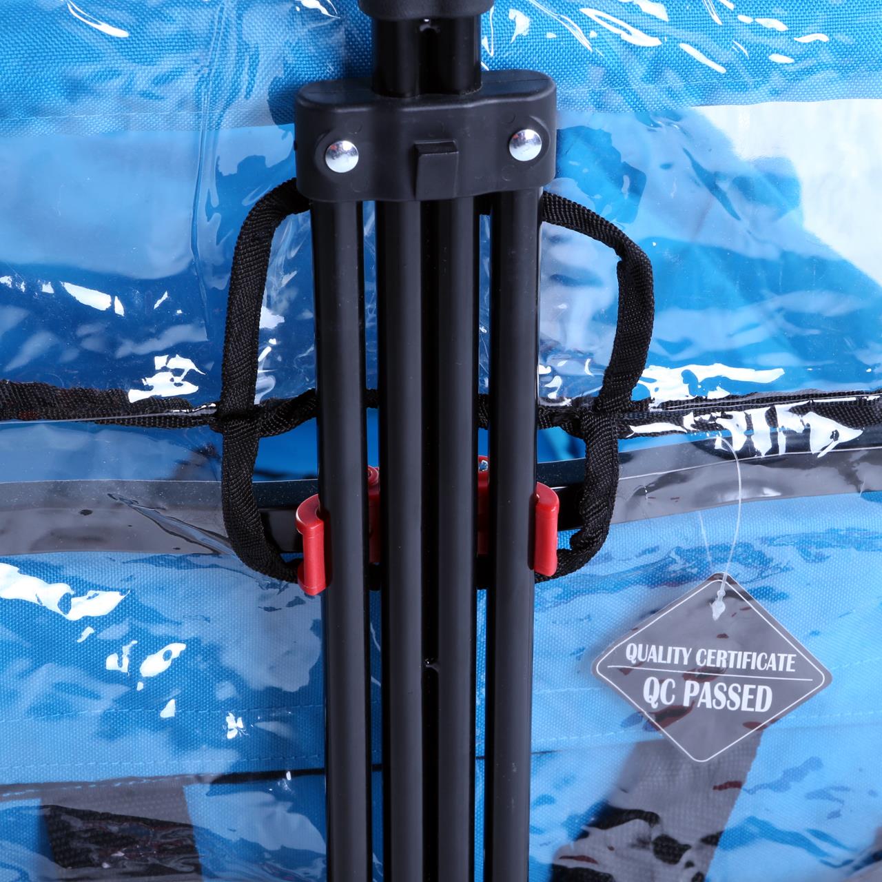 FUXTEC Regenhoes transparant voor Bolderkar CT500