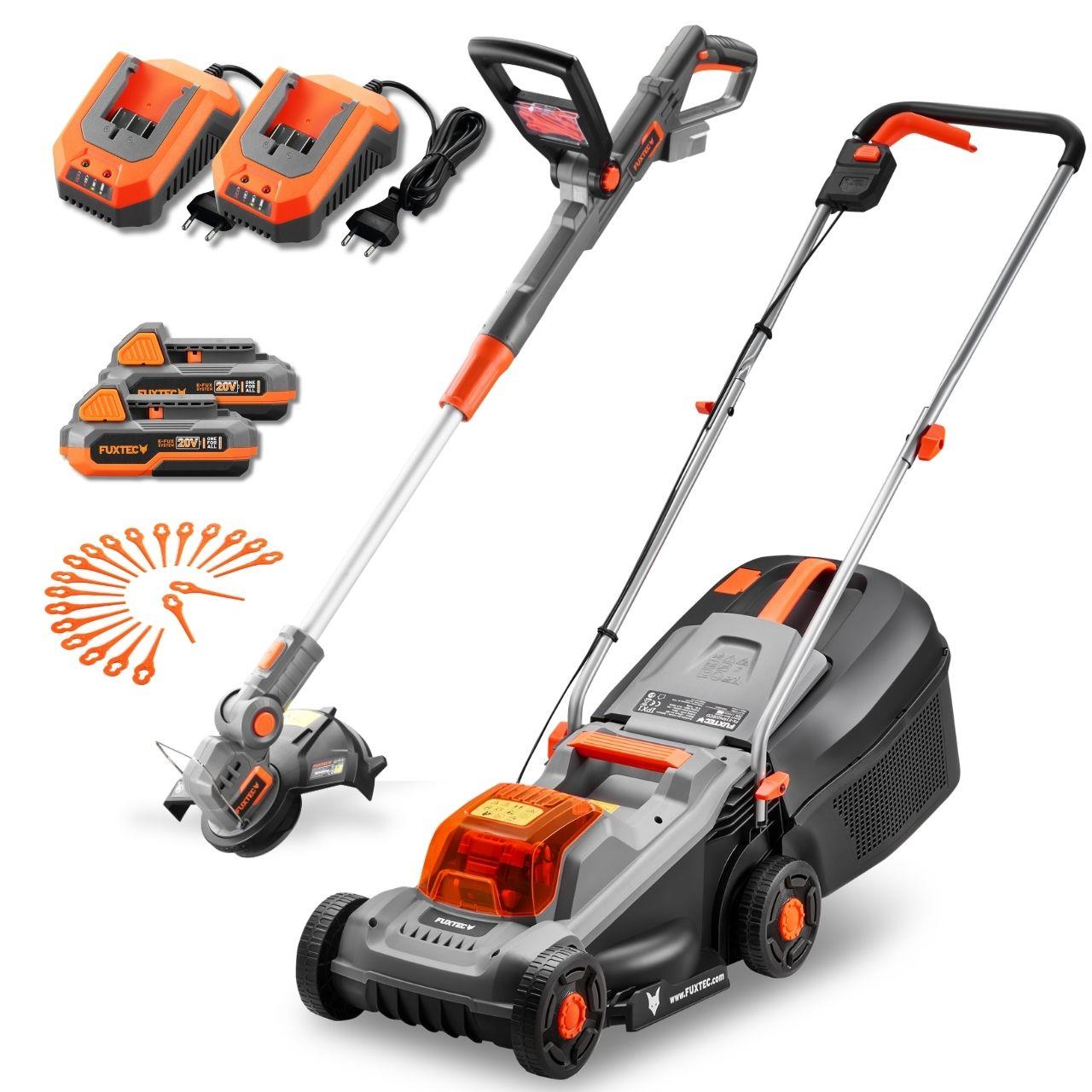 FUXTEC 20V accu tuinset FX-E1RM20ECO & FX-E1 RT20 met accu en lader