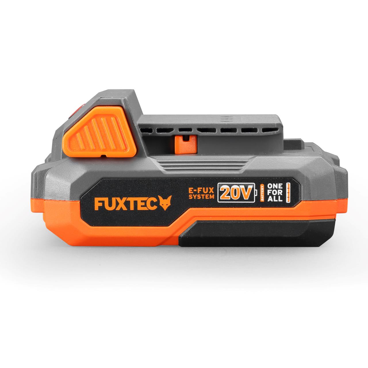 FUXTEC bosmaaier accu 20V - grastrimmer - set met batterij (2A), lader (2,4A) en reservemesjes (20 stuks)