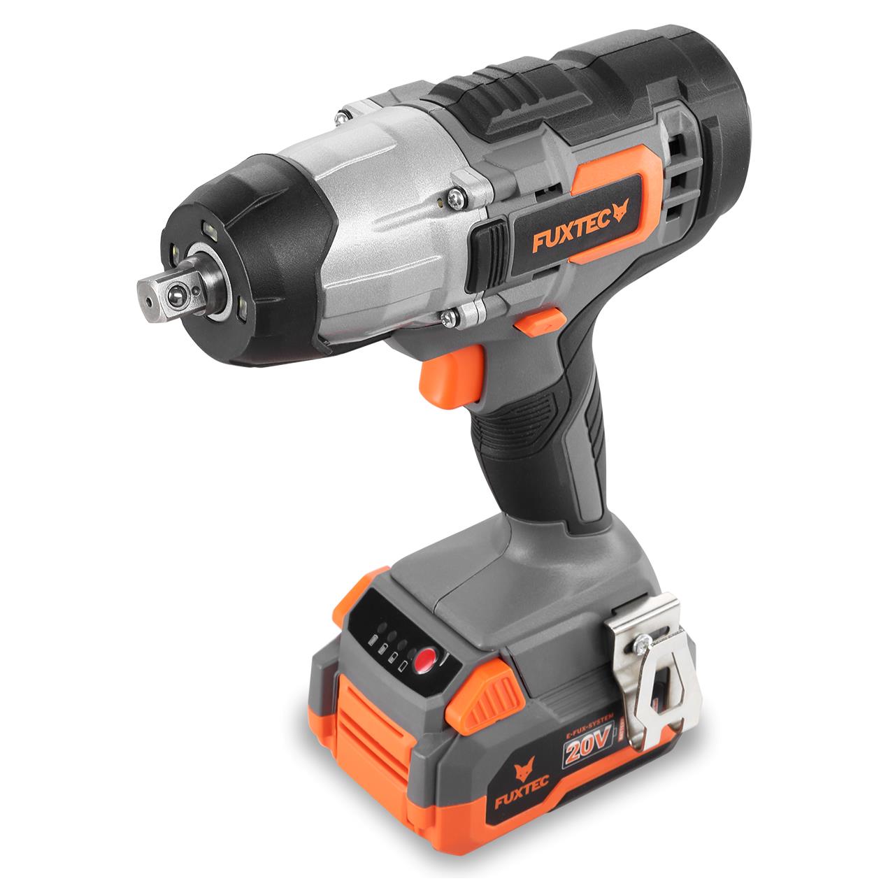 FUXTEC 20V Accu Slagschroevendraaier FX-E1IW20 SET met 1 x Accu 4Ah, 1 x Oplader 1A