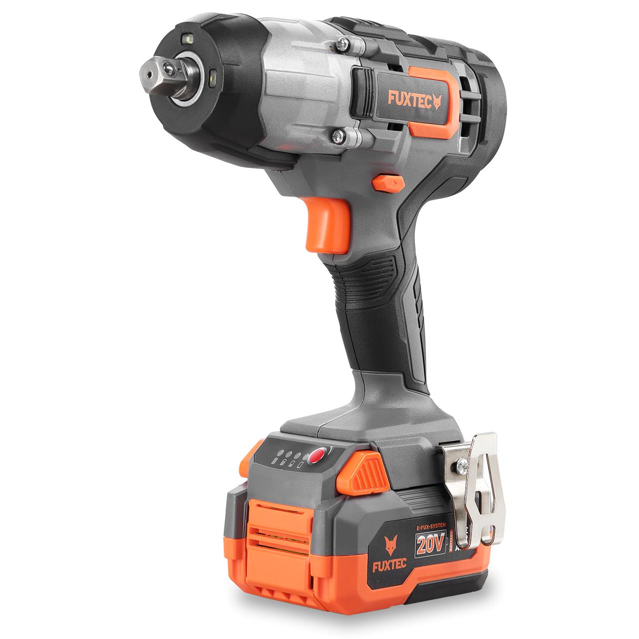 FUXTEC 20V Accu Slagschroevendraaier FX-E1IW20 SET met 1 x Accu 4Ah, 1 x Oplader 1A