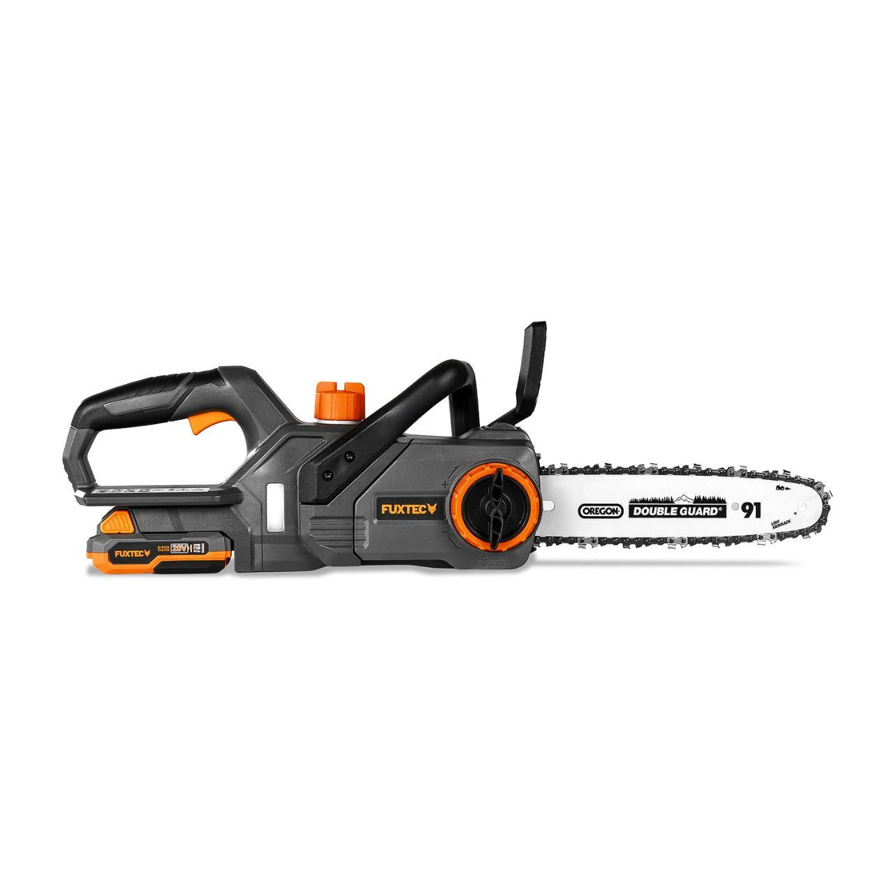 FUXTEC kettingzaag accu 20V - set met batterij (2Ah) en lader (1A)