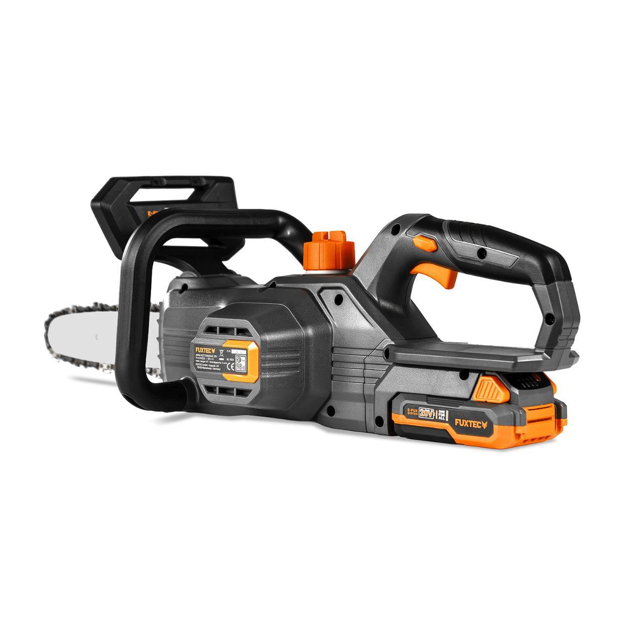 FUXTEC kettingzaag accu 20V - set met batterij (2Ah) en lader (1A)