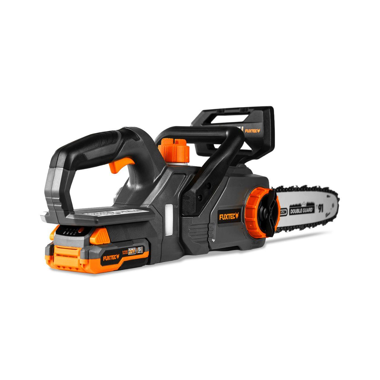 FUXTEC kettingzaag accu 20V - set met batterij (2Ah) en lader (1A)