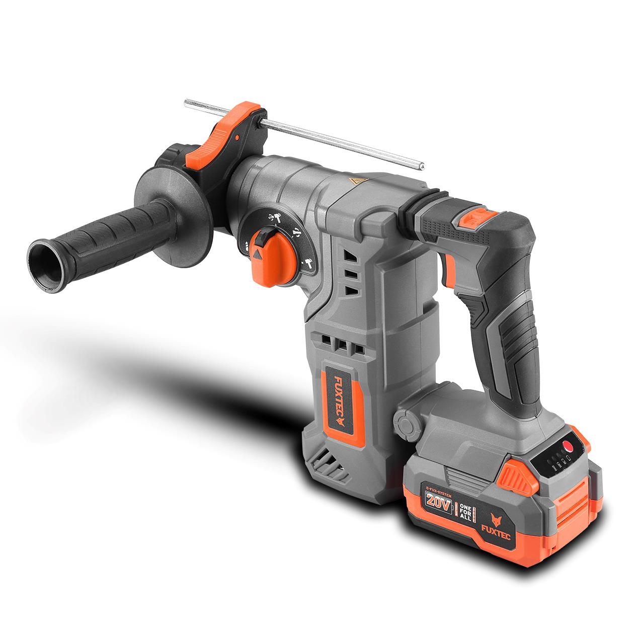 FUXTEC 20V accuklopboormachine FX-E1RH20 SET met 1 x accu 4Ah, 1 x lader 1A