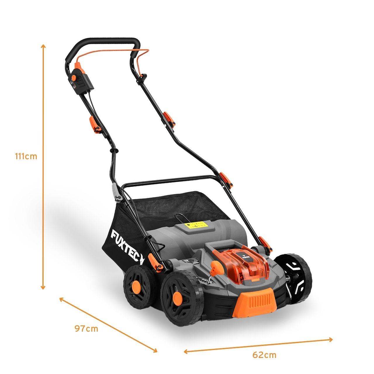 FUXTEC 40V Accu-Verticuteermachine SET FX-E2VE38SET