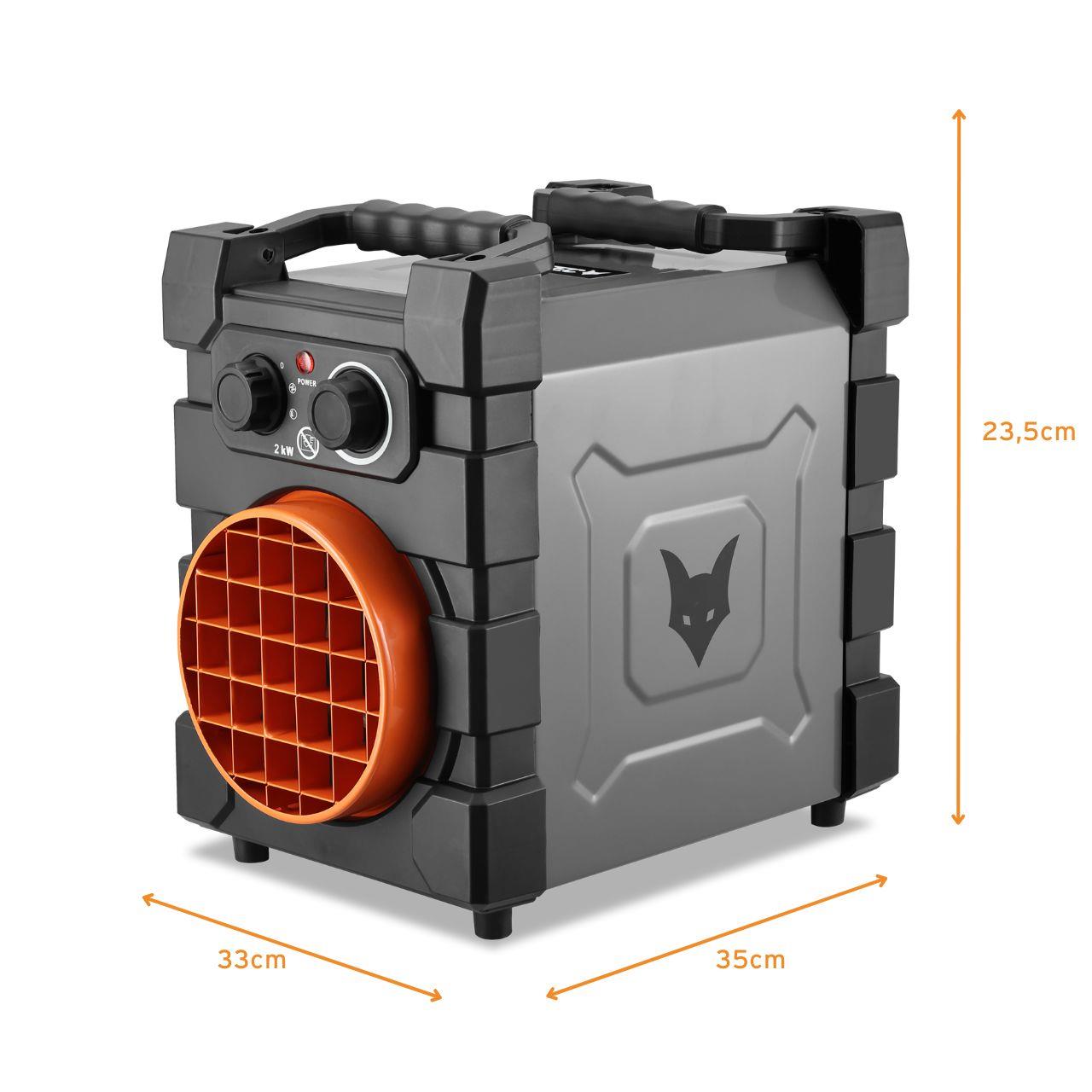 FUXTEC elektrische kachel FX-EH2