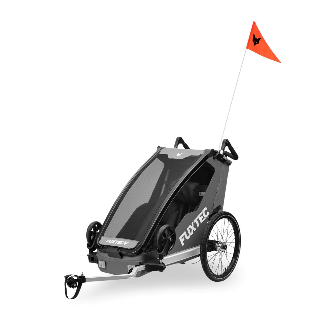 V: B-Ware FUXTEC Fahrradanhänger 1-Sitzer FX-FA1S