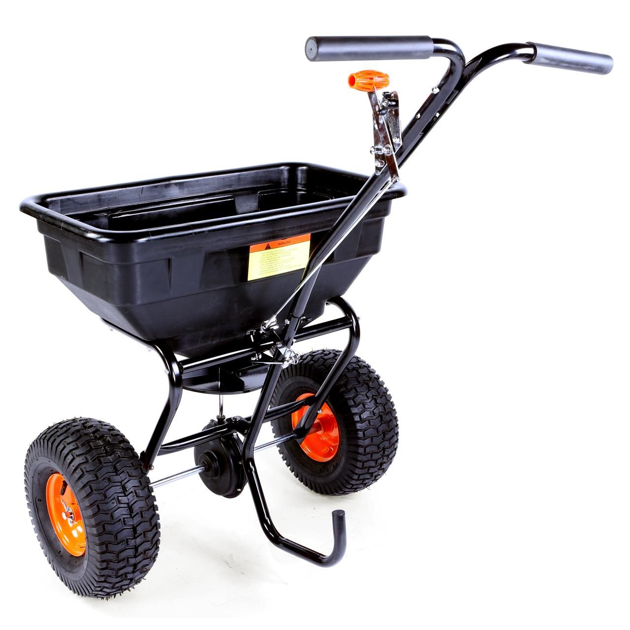 Bild 1 FUXTEC FX-GS56 Salzstreuer Streuwagen Saatgutstreuer