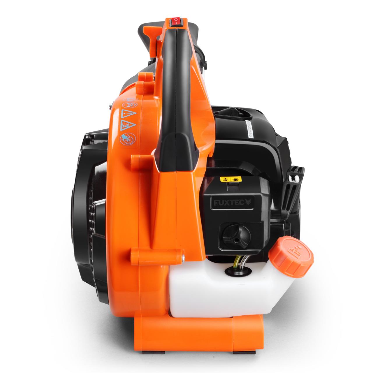 FUXTEC FX-LBS126 4-in-1 bladzuiger, bladblazer, bladversnipperaar incl. twee blaaspijpen