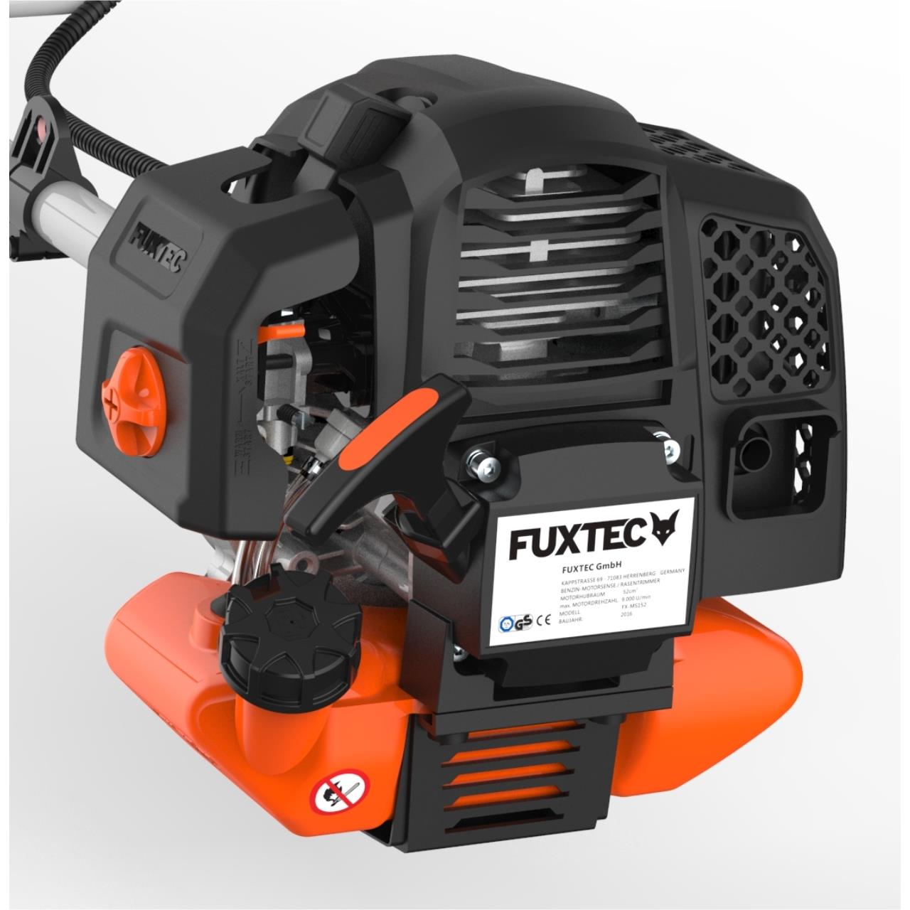 FUXTEC bosmaaier benzine - grastrimmer - 2in1 - 52cc - 2-takt - FX-MS152
