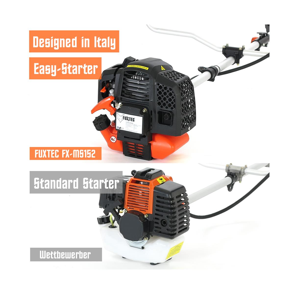 FUXTEC bosmaaier benzine - grastrimmer - 2in1 - 52cc - 2-takt - FX-MS152
