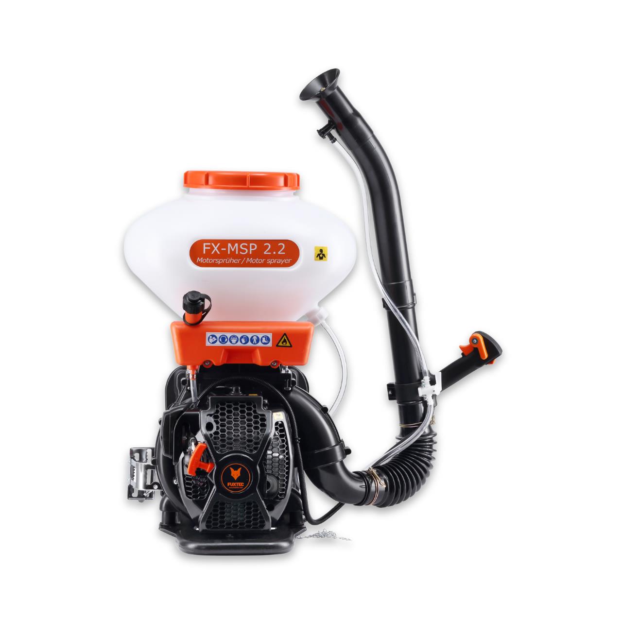FUXTEC sproeier benzine - motor rugspuit - met 2,95 pk en 26 liter inhoud - FX-MSP2.2