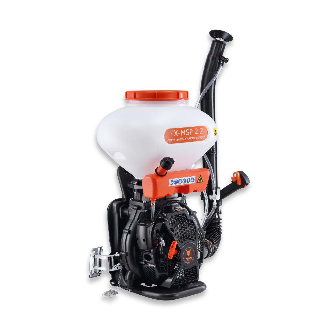 FUXTEC sproeier benzine - motor rugspuit - met 2,95 pk en 26 liter inhoud - FX-MSP2.2