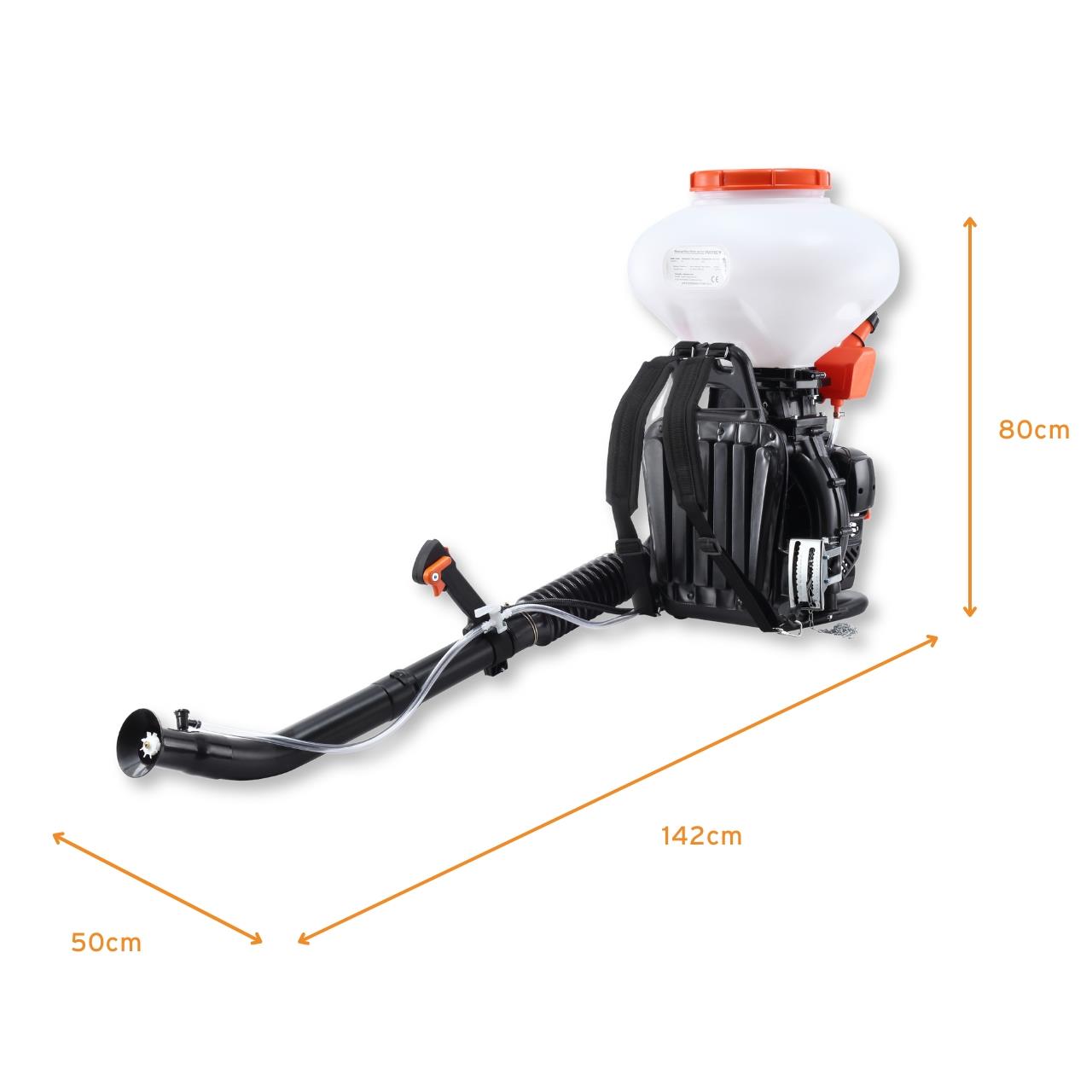 FUXTEC sproeier benzine - motor rugspuit - met 2,95 pk en 26 liter inhoud - FX-MSP2.2