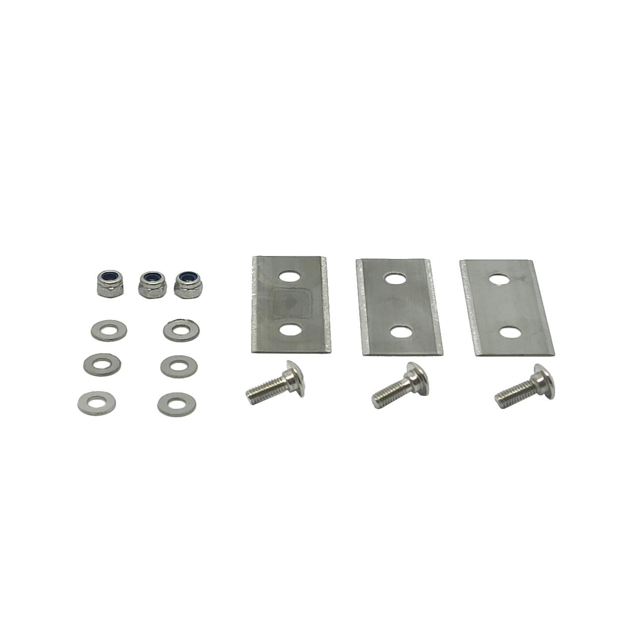 Set van 3 messen incl. schroeven en moeren FX-RB144