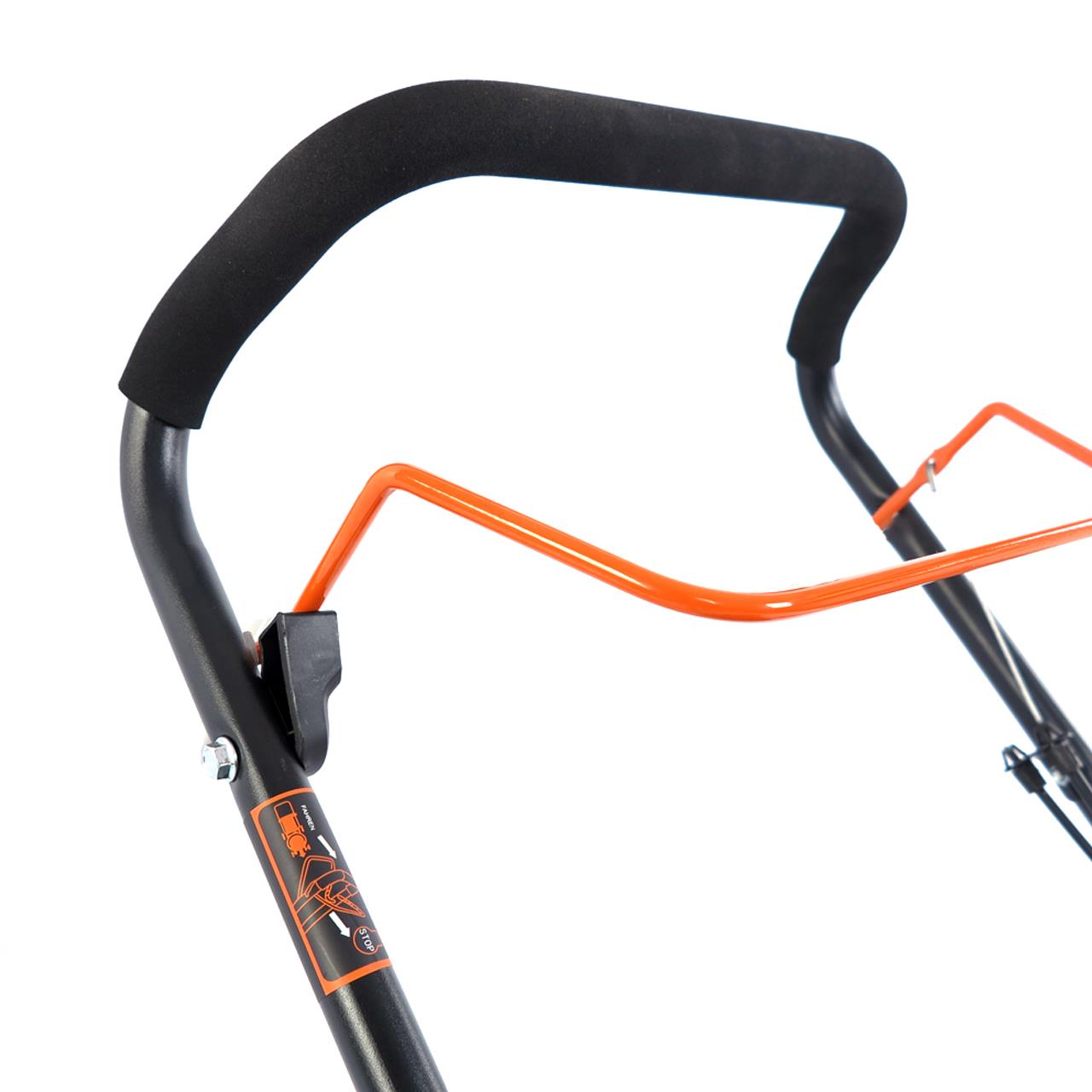 FUXTEC Grasmaaier Benzine - 46 cm - Duwmaaier - Mulchfunctie - Opvangbak 50L - FX-RM4646ECO