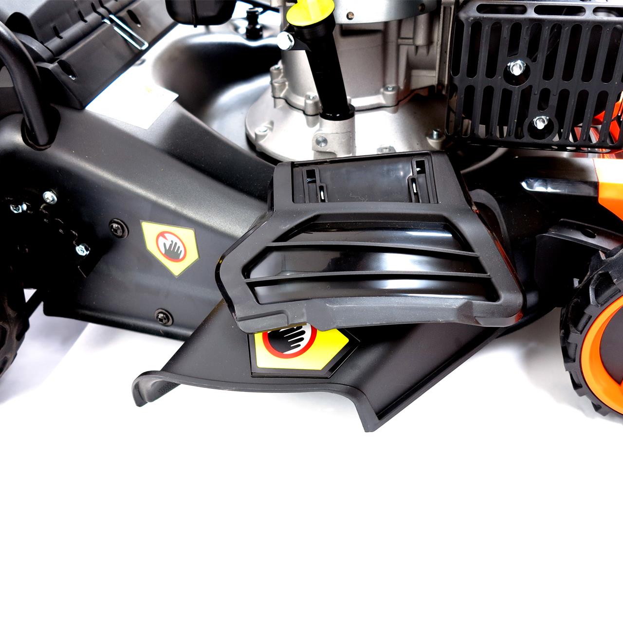 FUXTEC Grasmaaier Benzine - 46cm - Zelfrijdend / Zelftrekkend / Achterwielaandrijving - Mulchfunctie - Opvangbak 50L - FX-RM4646