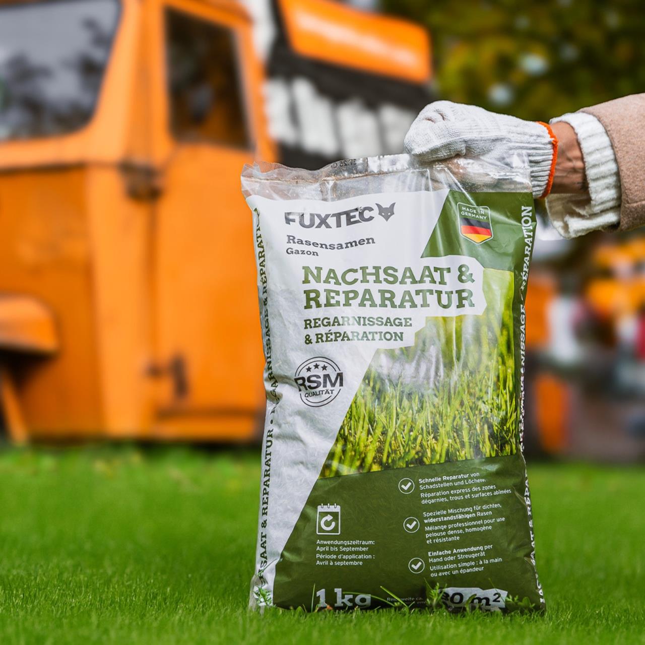 FUXTEC gazonzaad FX-RSNR1 herinzaai & reparatie