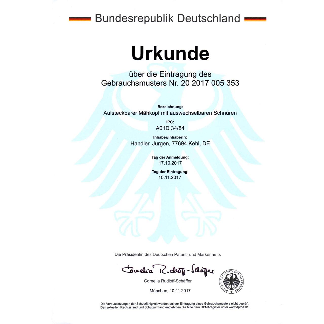 Onkruidborstelhulpstuk incl. draadkopfunctie 8mm voor grastrimmer