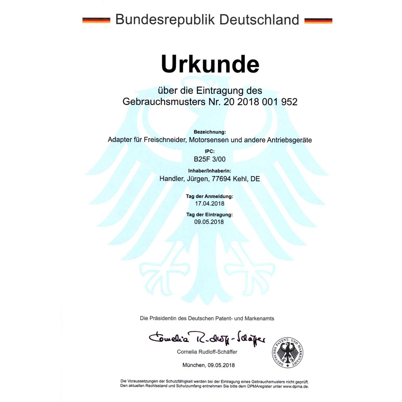 Onkruidborstelhulpstuk incl. draadkopfunctie 8mm voor grastrimmer