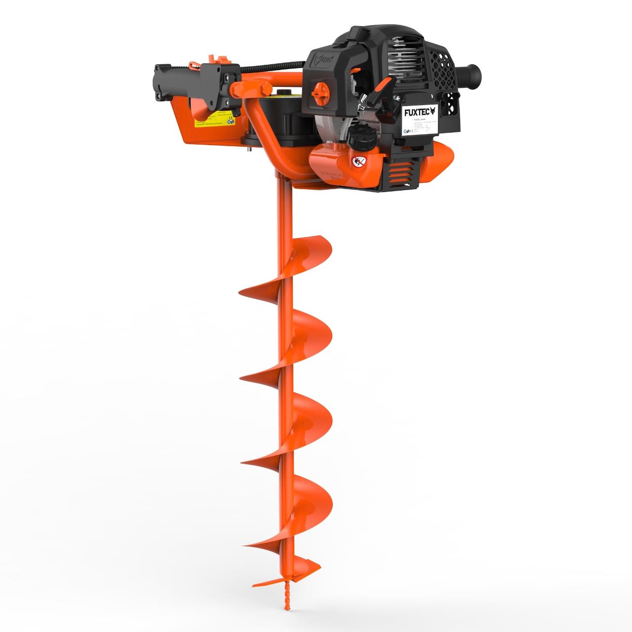 FUXTEC Grondboor Benzine incl. 100/150/200mm hulpstukken - 52cc - FX-EB152