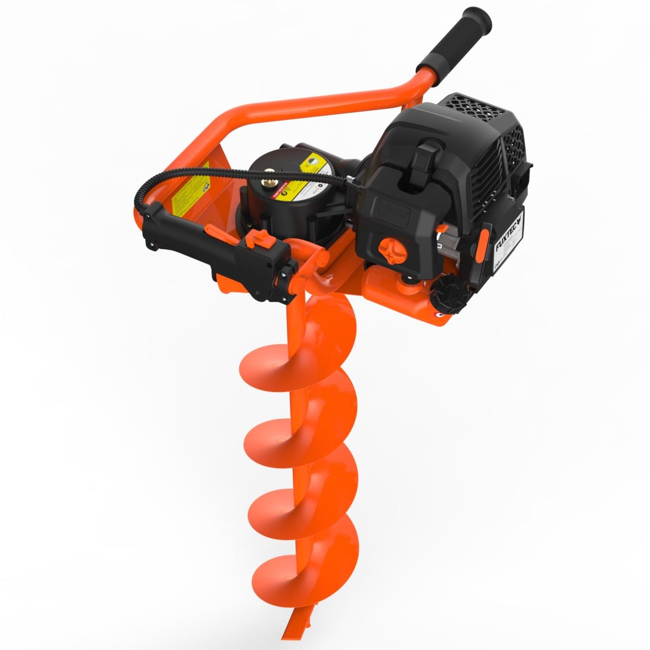 FUXTEC Grondboor Benzine incl. 100/150/200mm hulpstukken - 52cc - FX-EB152