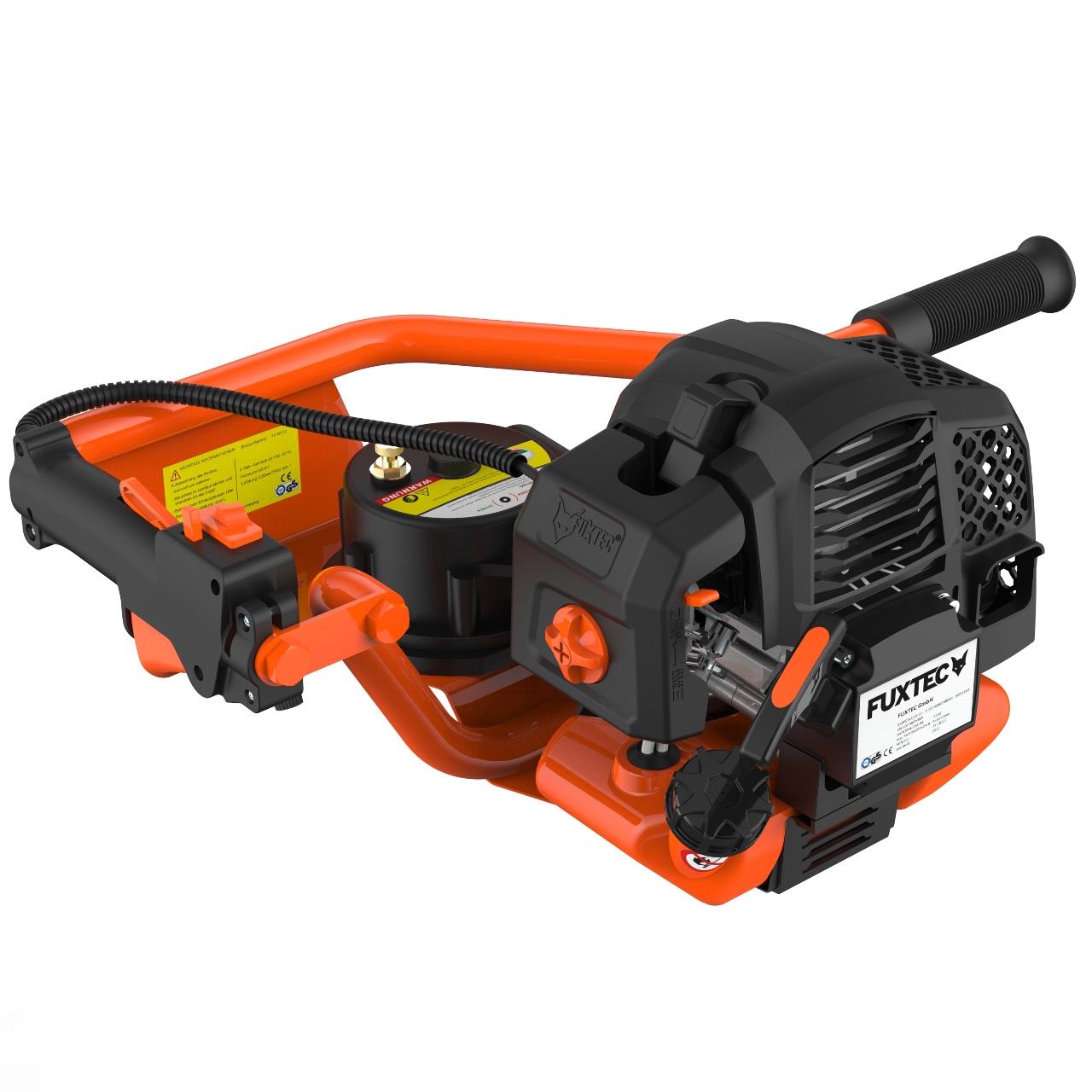 FUXTEC Grondboor Benzine incl. 100/150/200mm hulpstukken - 52cc - FX-EB152