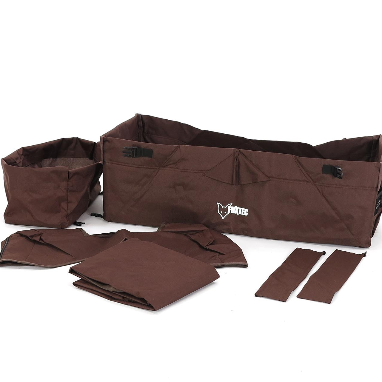 Stoffen bekleding voor Bolderkar compleet in bruin CT-500