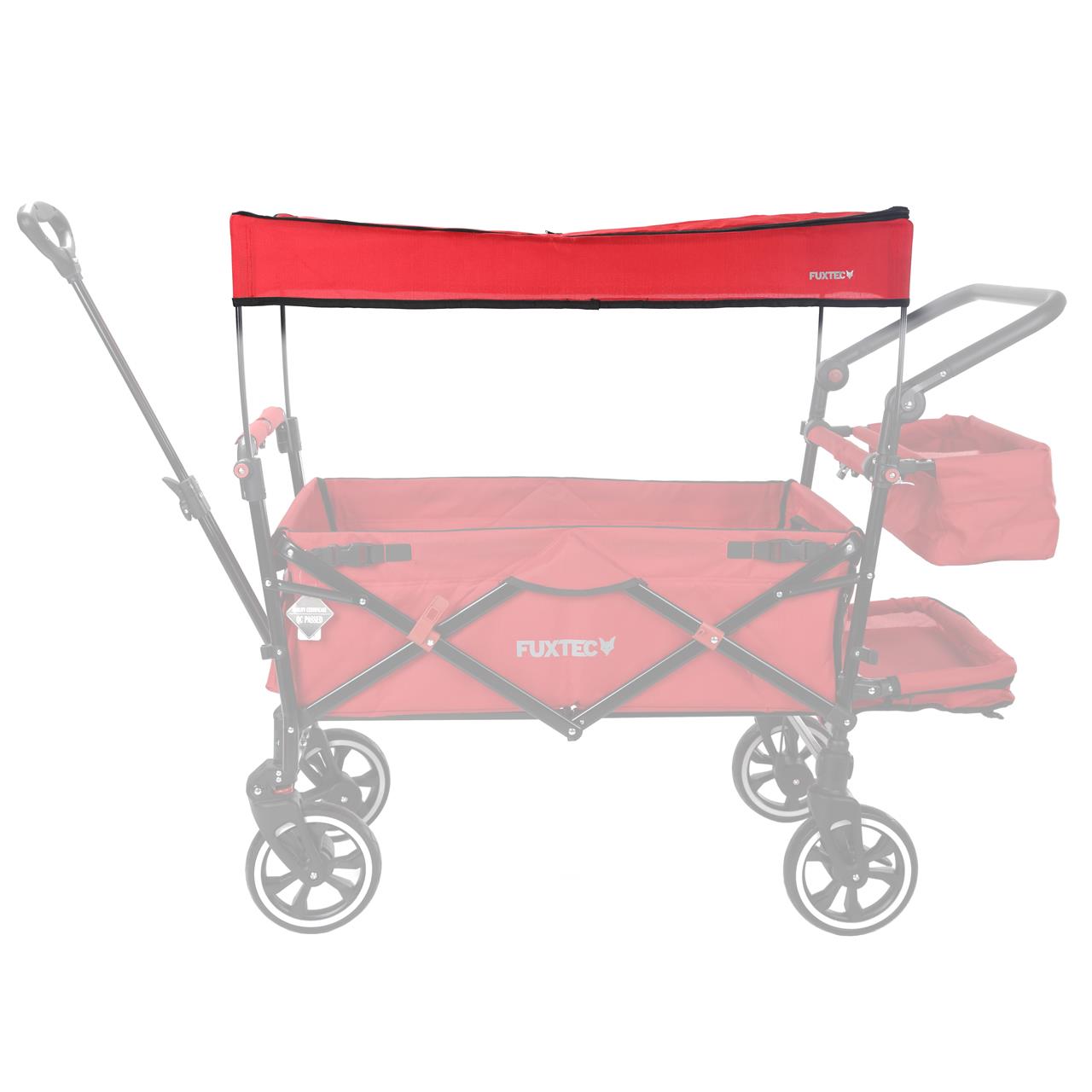 Sonnendach ROT Bollerwagen CT850