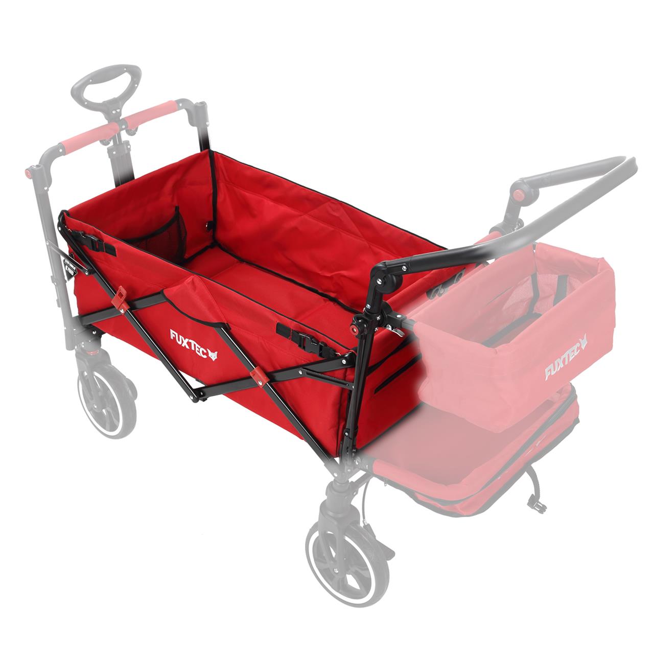 Sitzstoffbezug ROT Bollerwagen CT850