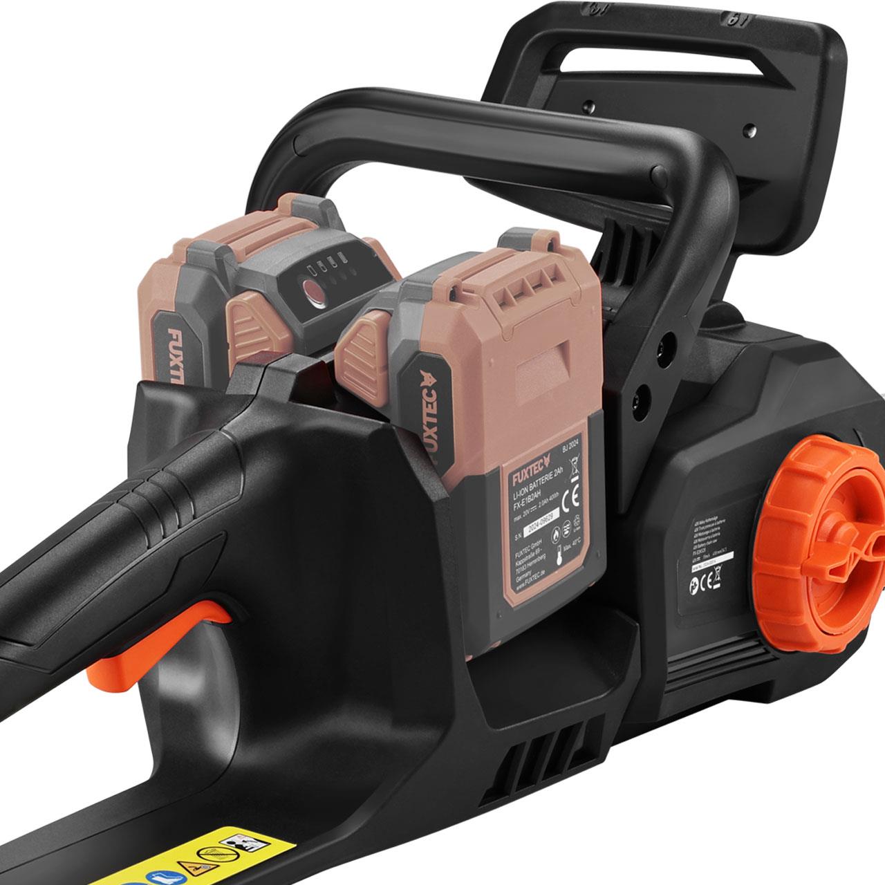 Snoerloze kettingzaag 2x20V FUXTEC FX-E2KS zonder batterij en oplader