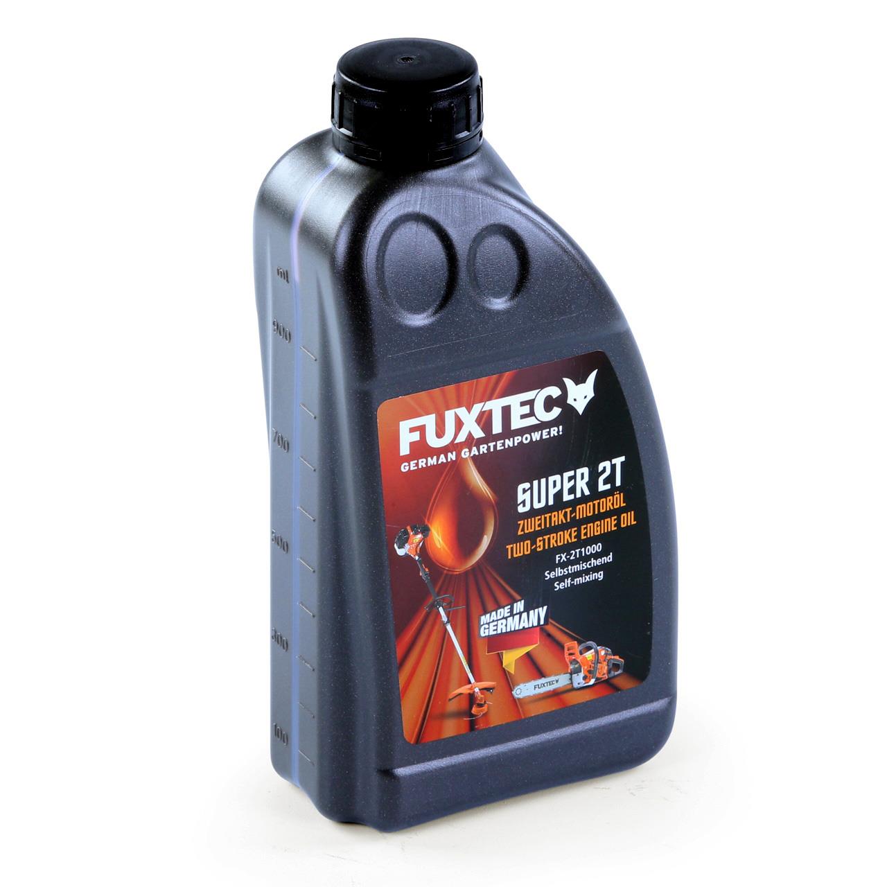 FUXTEC 2-takt olie - bosmaaier, kettingzaag, heggenschaar, bladblazer - 1 liter