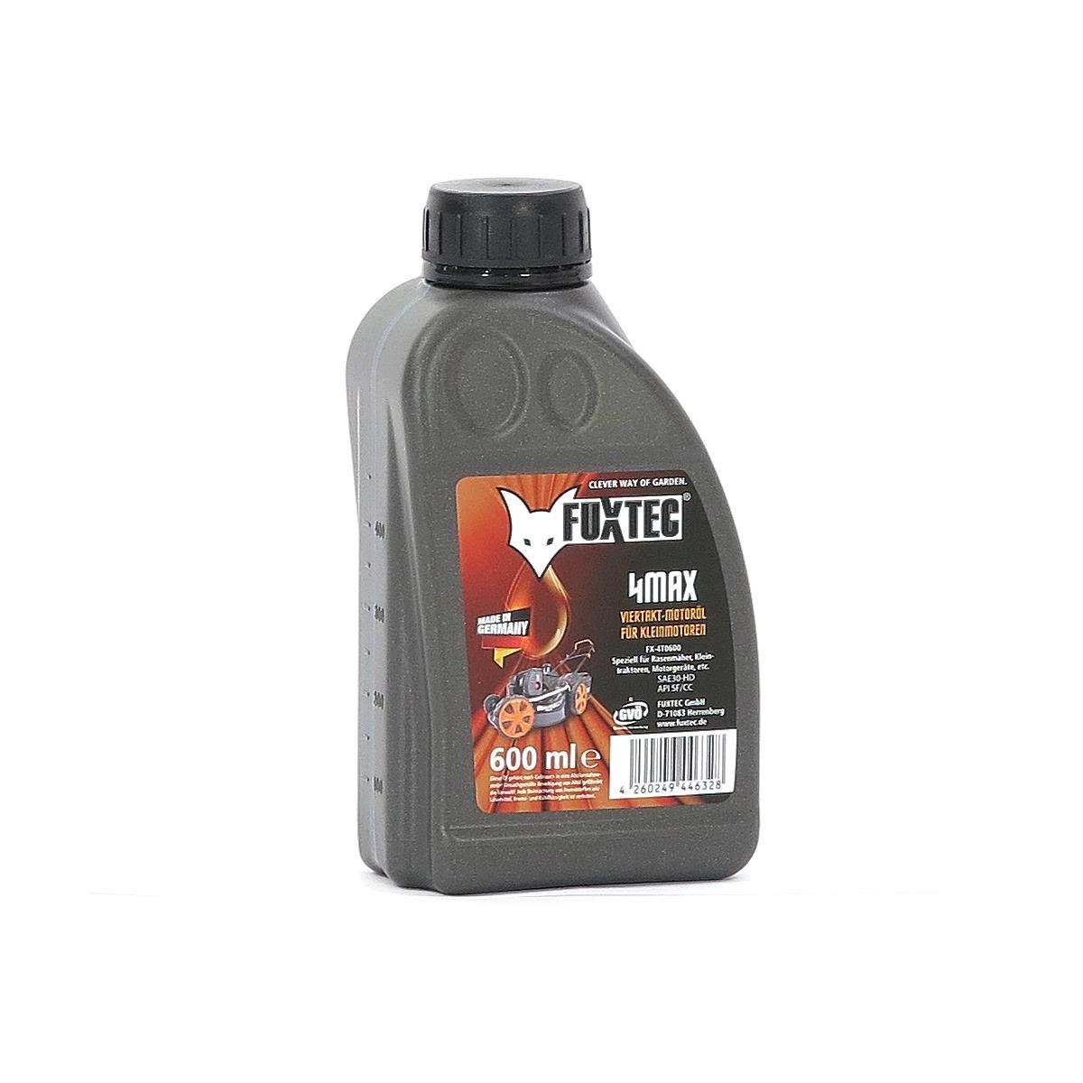 FUXTEC 4-takt olie - 4MAX - motorolie - grasmaaier, bosmaaier, verticuteermachine, tuingereedschap - 600 ml