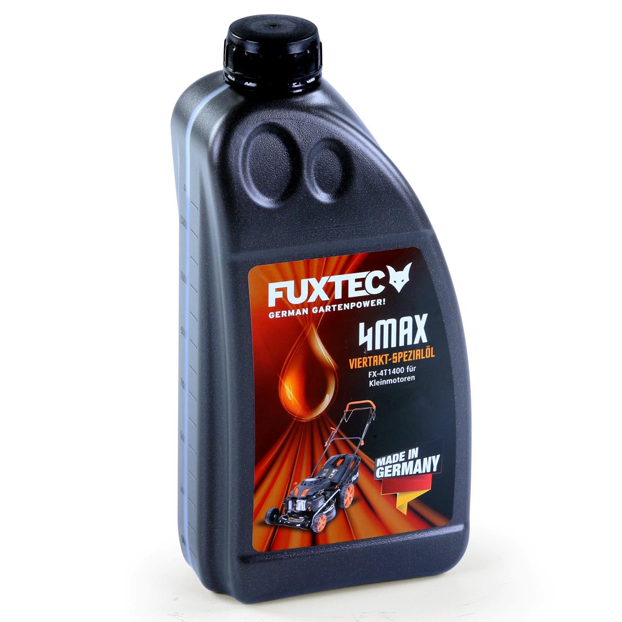 FUXTEC 4-takt olie - 4MAX - motorolie - grasmaaier, bosmaaier, verticuteermachine, tuingereedschap - 1.4 liter