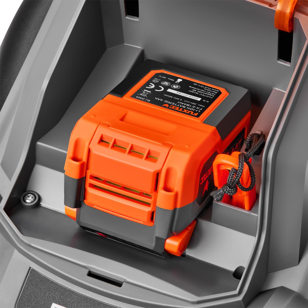 Bild 1 FUXTEC 20V Akku Garten-Set FX-E1RM20ECO & FX-E1 RT20 mit Akku und Ladegerät