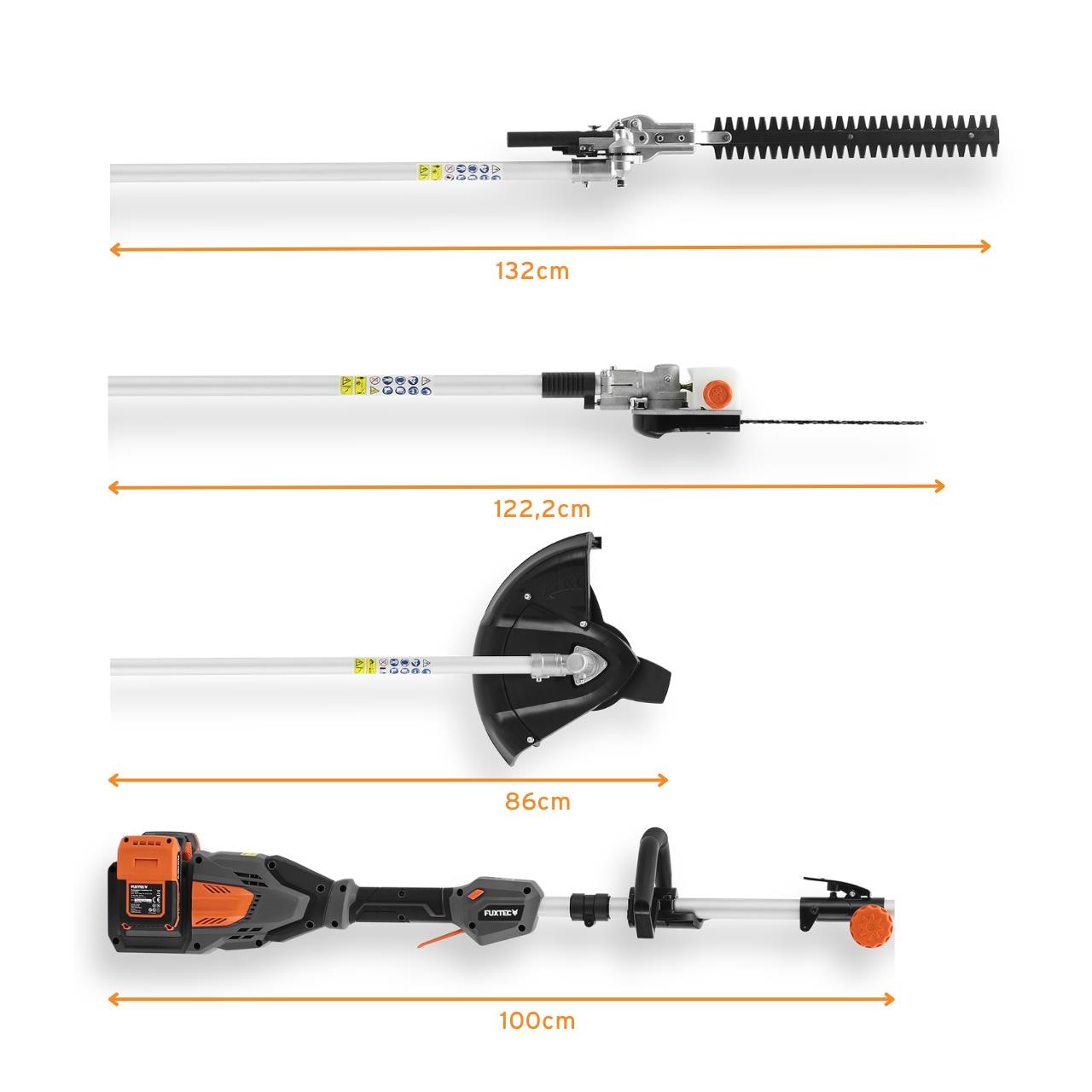 3-in-1 multitool 40 V FX-E2MTSET met 2 accu's