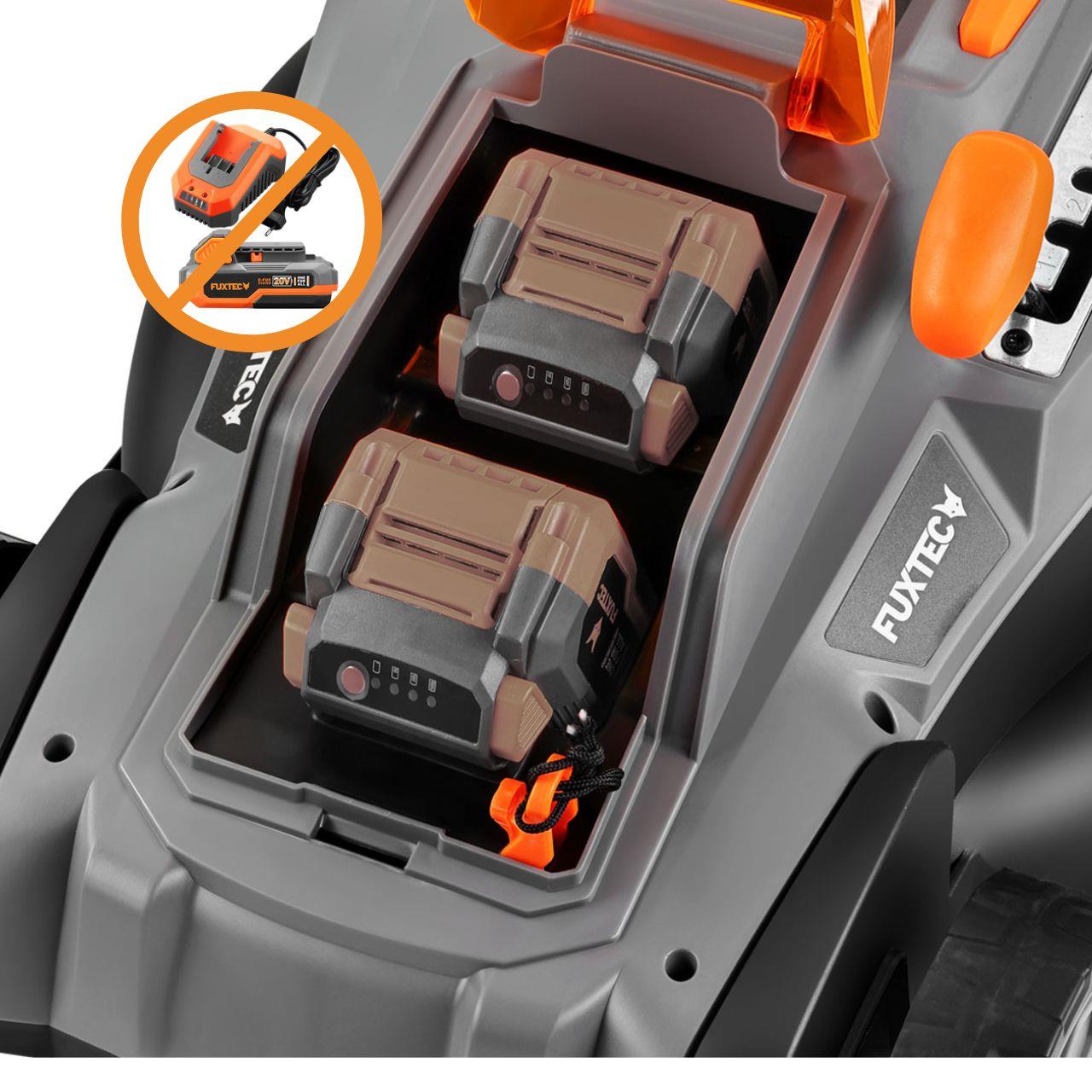 FUXTEC 40V Akku Rasenmäher FX-E2RM37 ohne Akku und Ladegerät
